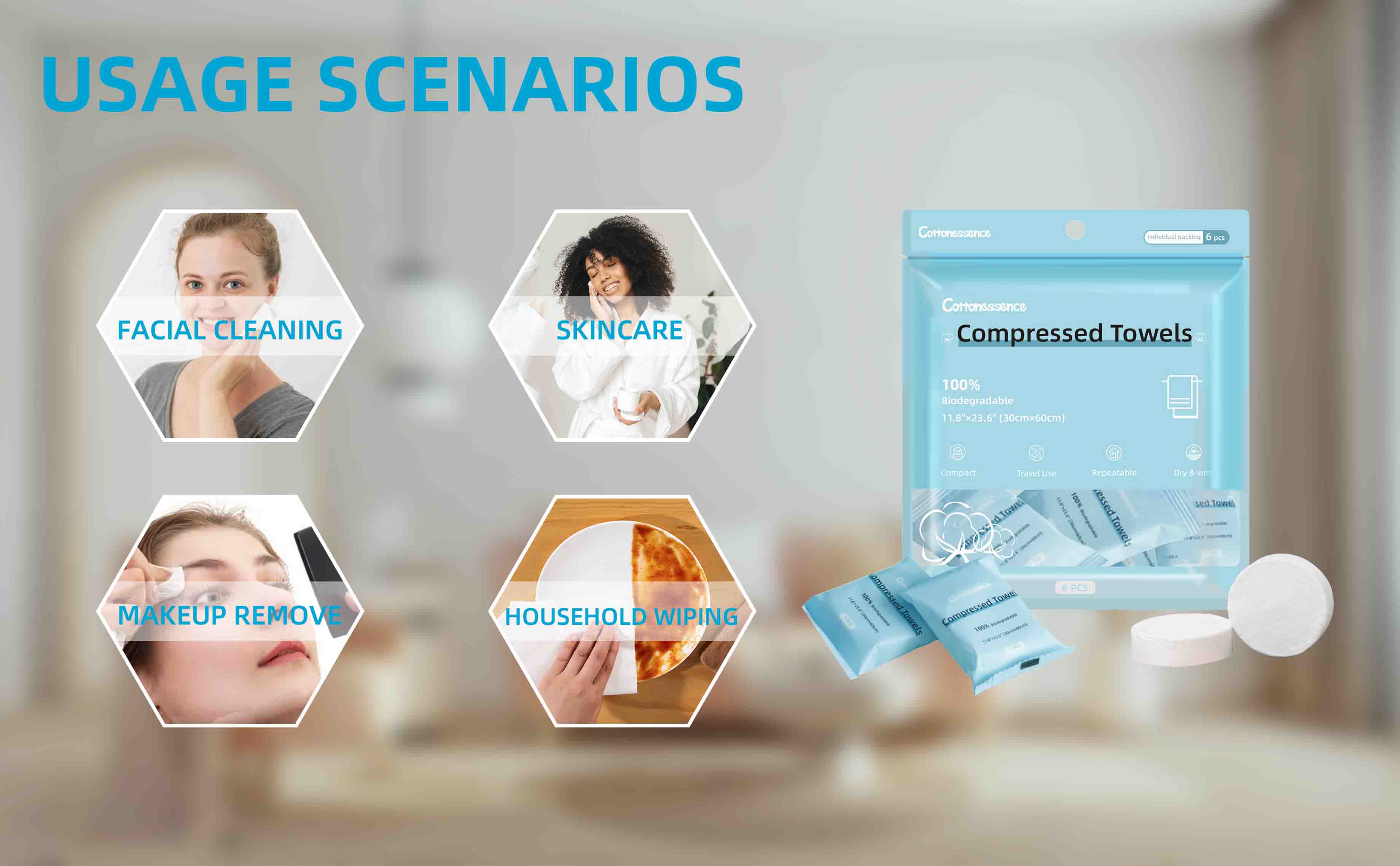 Disposable Compressed Towels Disposable Compressed Towels